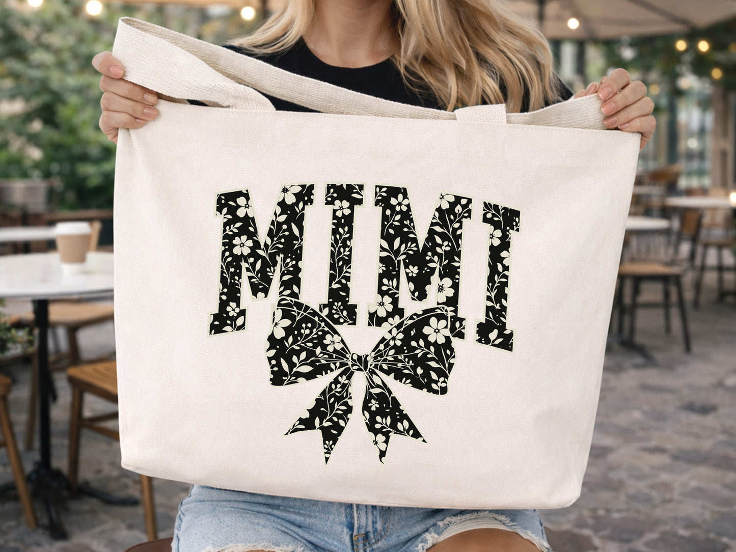 Mimi Floral Coquette Bow Sublimation Print