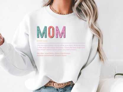 Mom Definition PNG, Mother's Day Sublimation