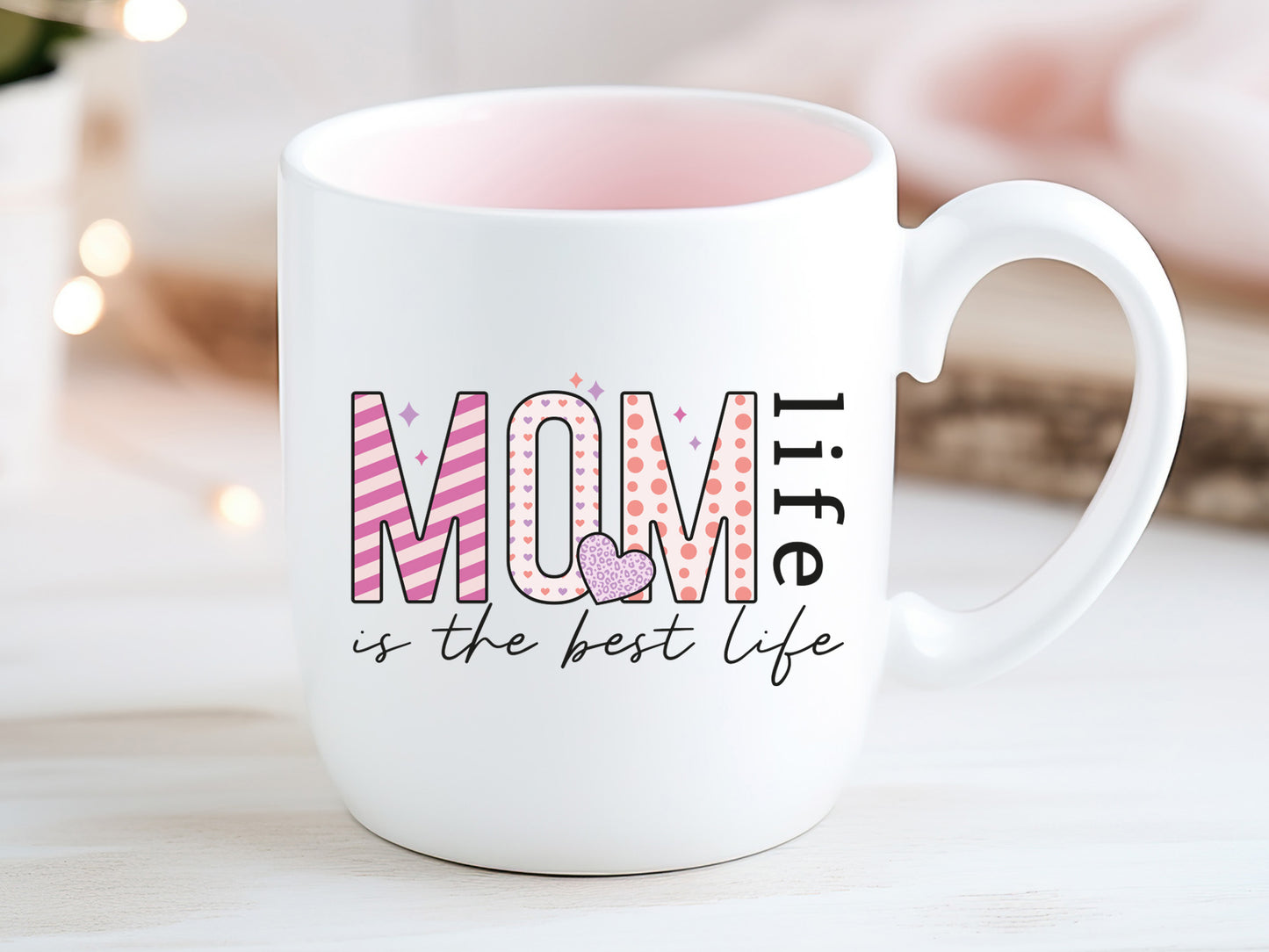 Mom Life is the Best Life Sublimation PNG Design