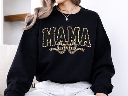 Mom Mama Nana Leopard Coquette PNG Bundle