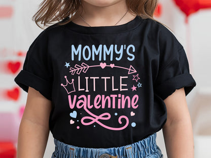 Mommy's Little Valentine - Kids Valentines SVG