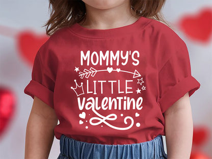 Mommy's Little Valentine - Kids Valentines SVG