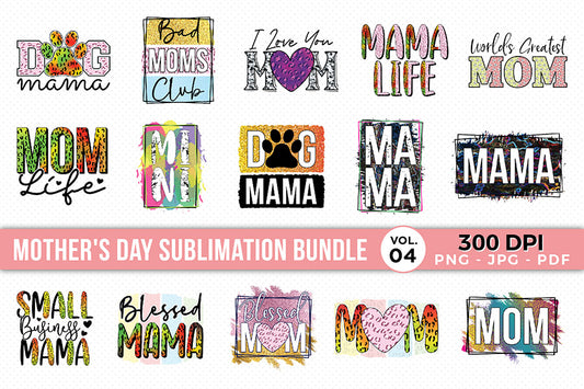 Mother's Day PNG Sublimation Bundle