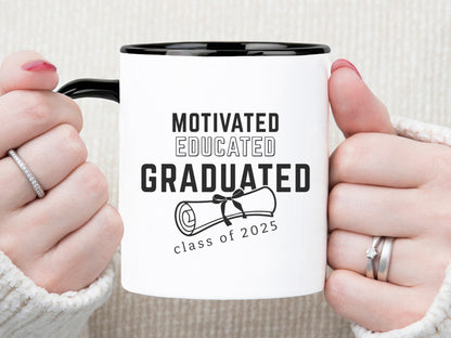 Motivated Educated Graduated Class of 2025 SVG Design