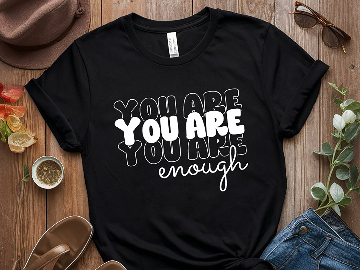 Motivational Cut File SVG, You Are Enough