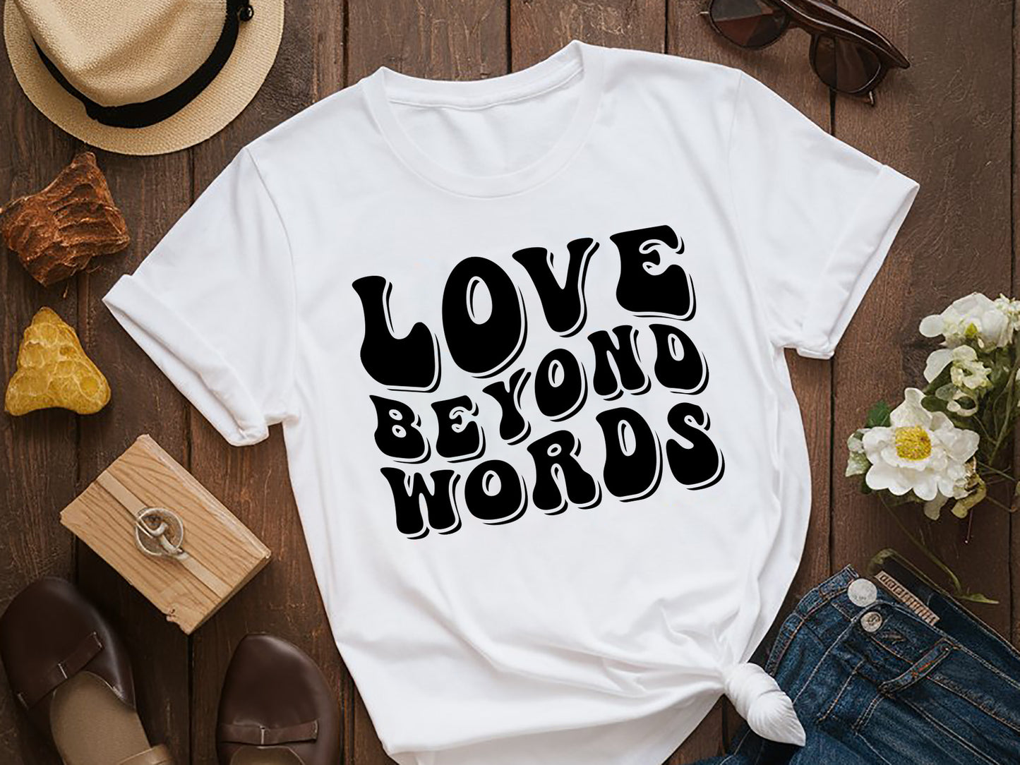 Motivational SVG Cut File - Love Beyond Words