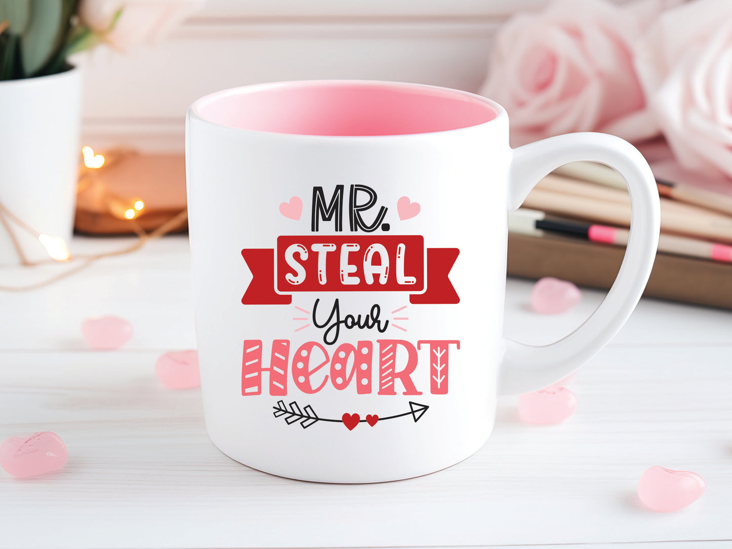 Mr. Steal Your Heart - Kids Valentine's Day SVG