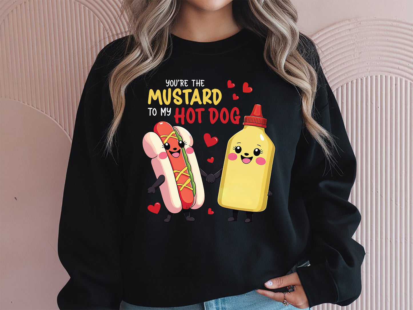 Mustard To My Hot Dog Funny Valentines Food PNG