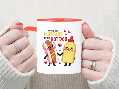 Mustard To My Hot Dog Funny Valentines Food PNG