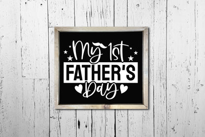 My 1st Father's Day SVG Design