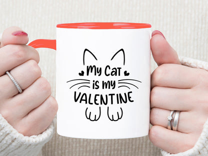 My Cat is My Valentine SVG File for Cricut