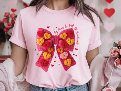 My Class is Full of Sweethearts, Faux Coquette Valentine PNG