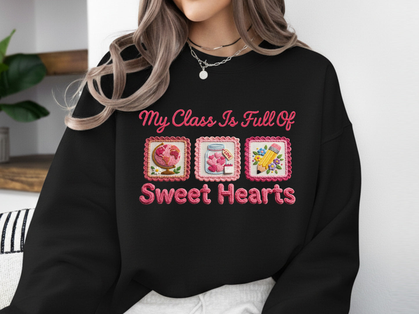My Class is Full of Sweethearts, Faux Valentine PNG