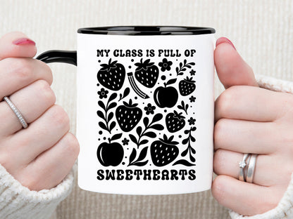 My Class is Full of Sweethearts, Floral Teacher SVG