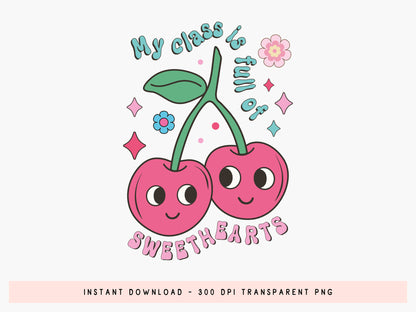 My Class is Full of Sweethearts, Groovy Teacher PNG