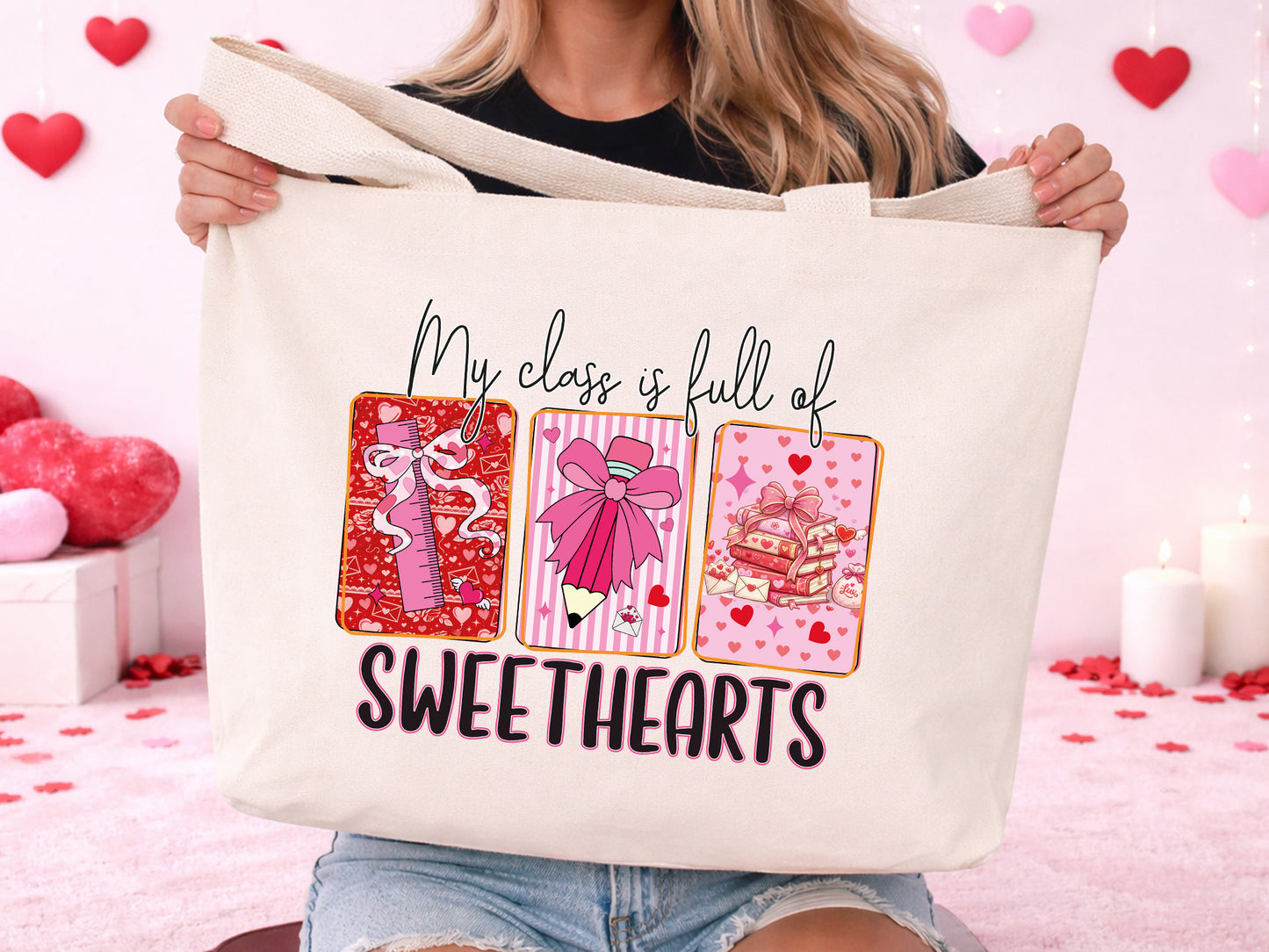 My Class is Full of Sweethearts, Preppy Valentine PNG