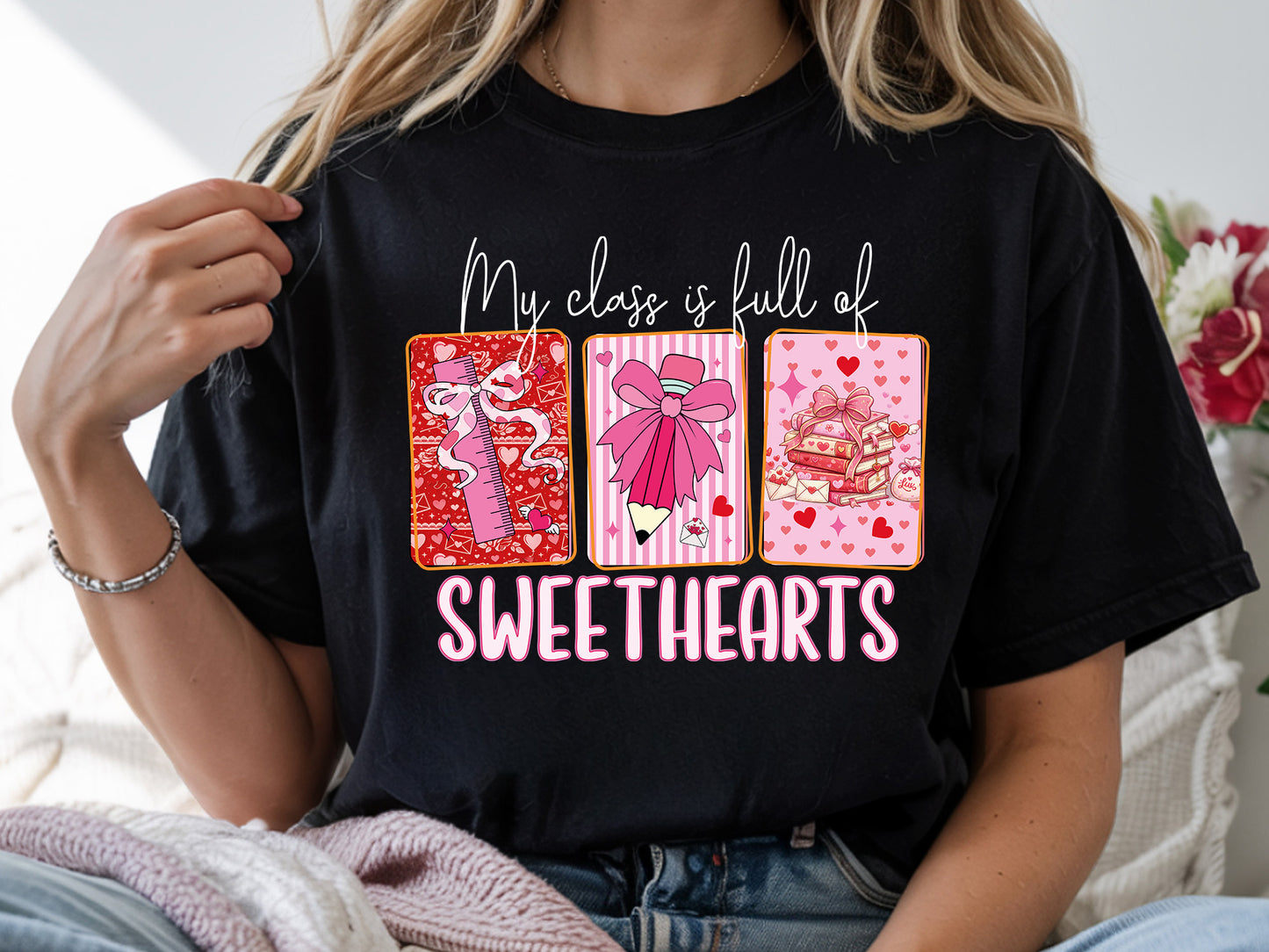 My Class is Full of Sweethearts, Preppy Valentine PNG