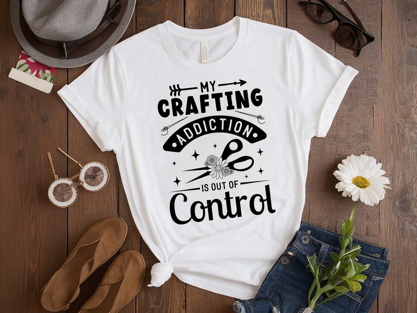 My Crafting Addiction Is Out Of Control SVG Vector