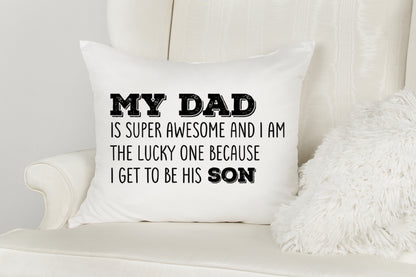 My Dad is Super Awesome, Fathers Day Design SVG
