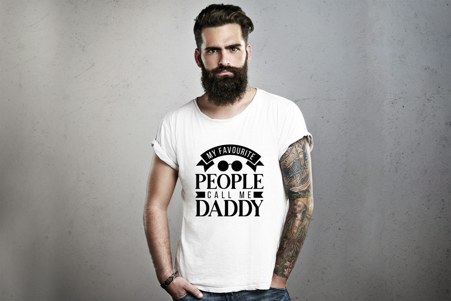 My Favorite People Call Me Daddy, Fathers Day Quote SVG