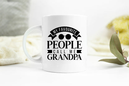 My Favorite People Call Me Grandpa, Father's Day SVG