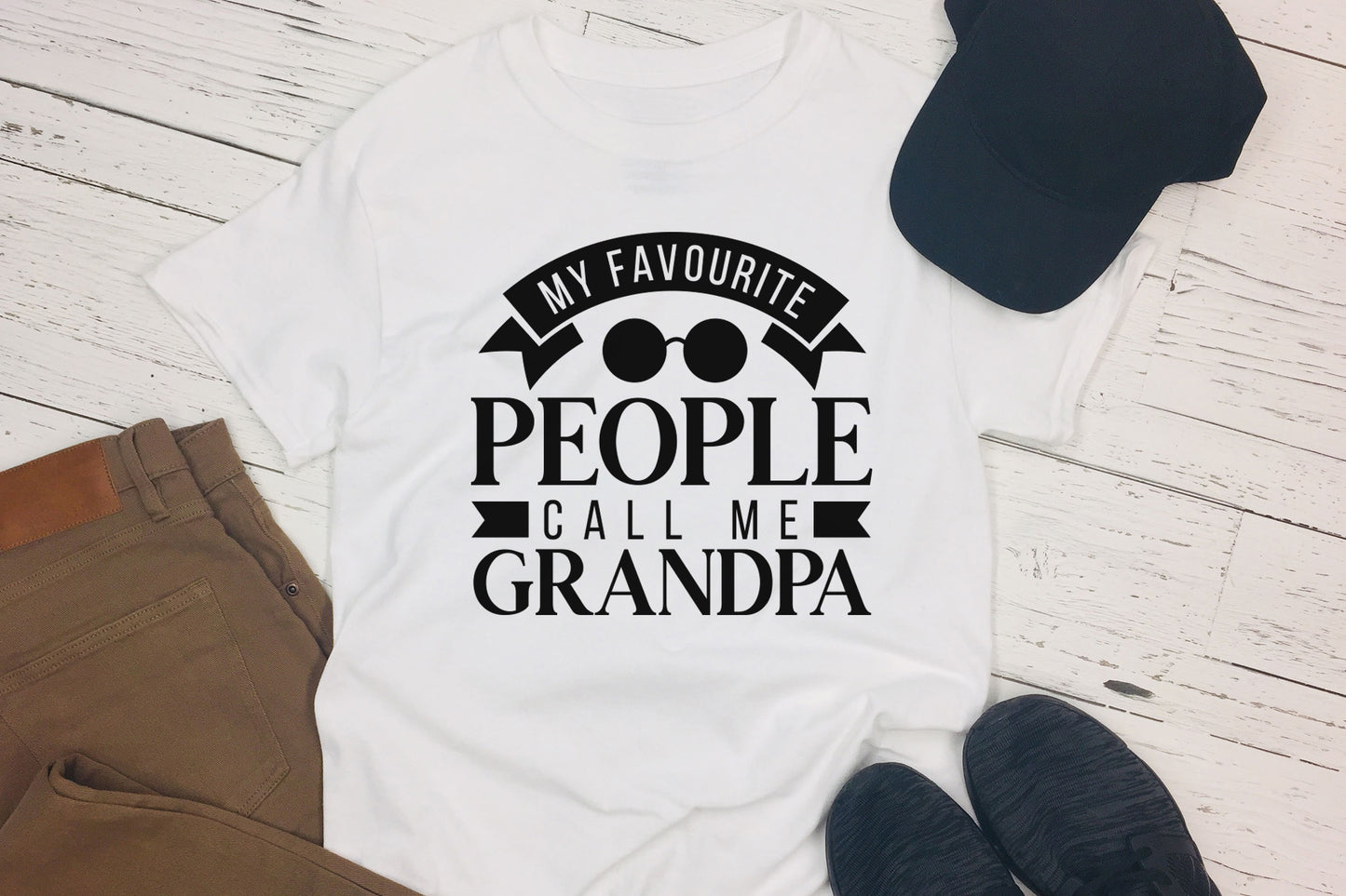 My Favorite People Call Me Grandpa, Father's Day SVG