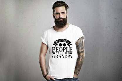 My Favorite People Call Me Grandpa, Father's Day SVG
