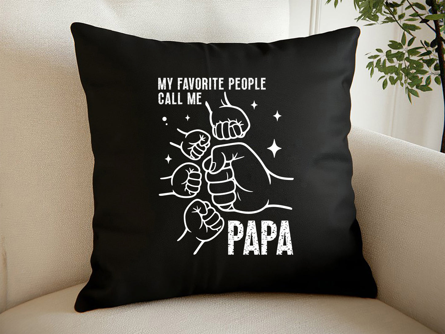 My Favorite People Call Me Papa, Father's Day Fist Bump SVG