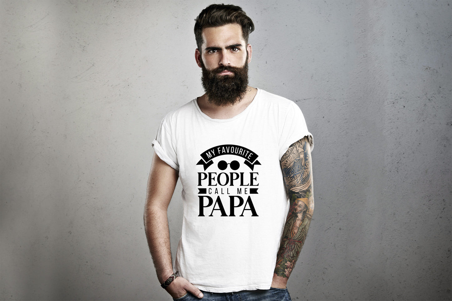 My Favorite People Call Me Papa, Fathers SVG Vector