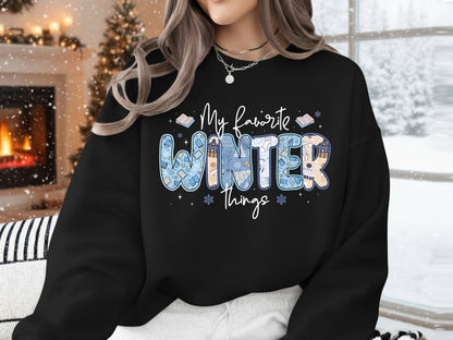My Favorite Winter Things PNG Sublimation