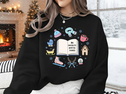 My Favorite Winter Things Sublimation Design