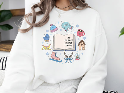 My Favorite Winter Things Sublimation Design