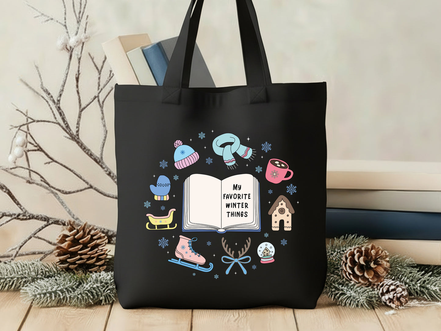 My Favorite Winter Things Sublimation Design