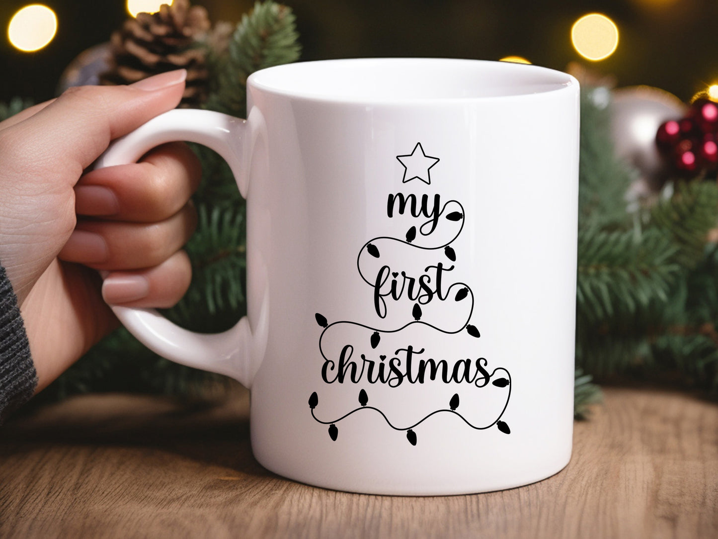 My First Christmas SVG Graphic