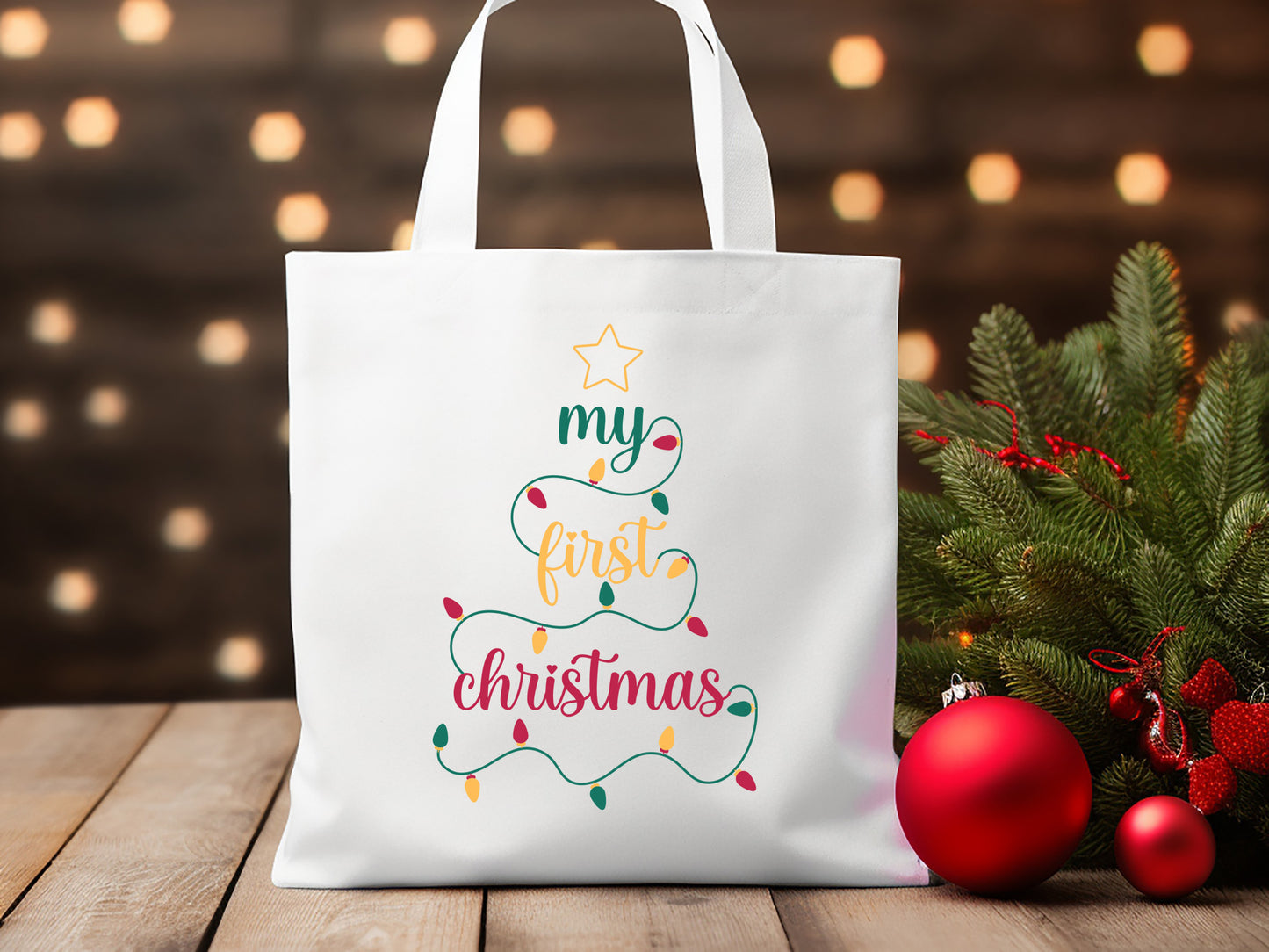 My First Christmas SVG Graphic