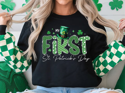 My First St. Patrick's Day PNG Sublimation Design