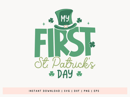 My First St. Patrick's Day SVG Cut File