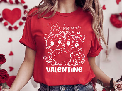 My Fur Ever Valentine - Best Cat Valentine's Day SVG