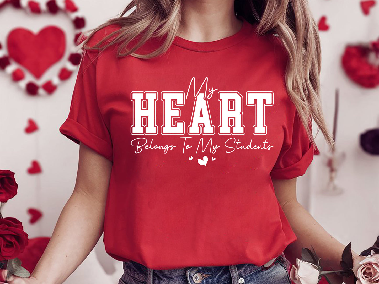 My Heart Belongs to My Students - Teacher Valentines SVG