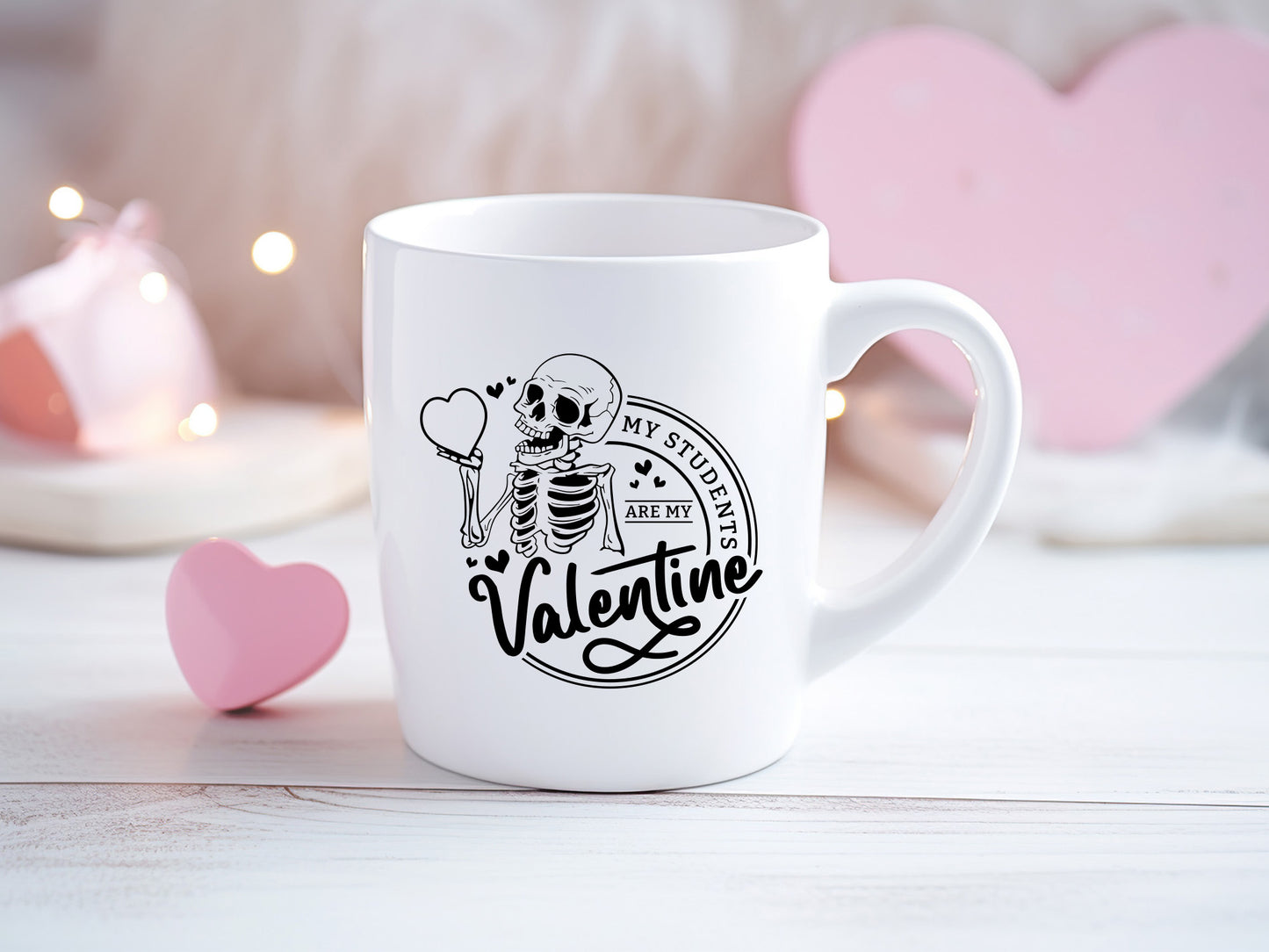 My Students Are My Valentine Teacher SVG Vector