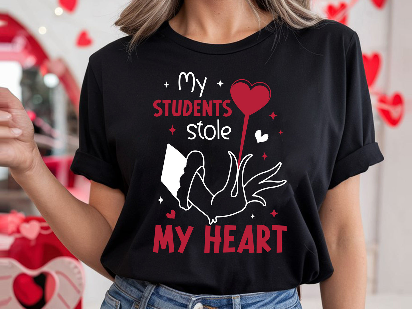 My Students Stole My Heart - Valentine Teacher SVG