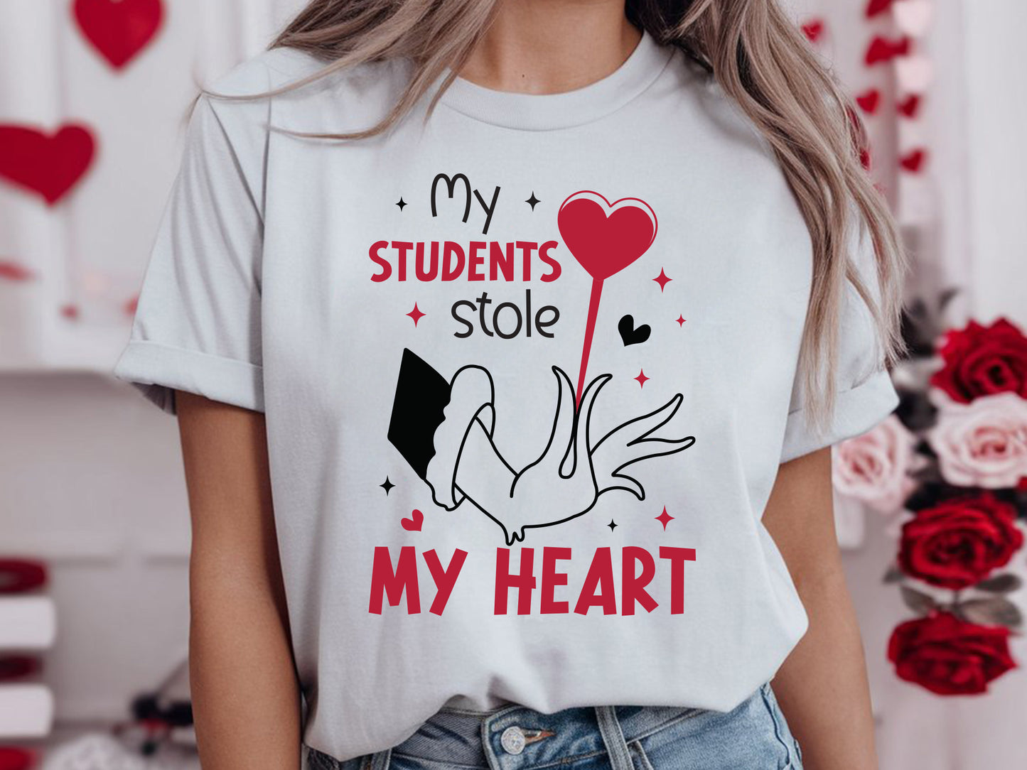 My Students Stole My Heart - Valentine Teacher SVG