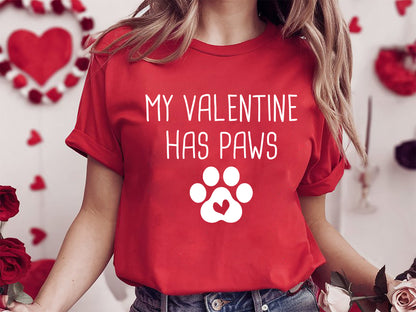 My Valentine Has Paws - Creative Valentines Cat SVG File