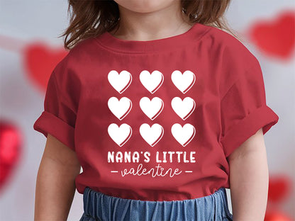 Nana's Little Valentine SVG File For Kids