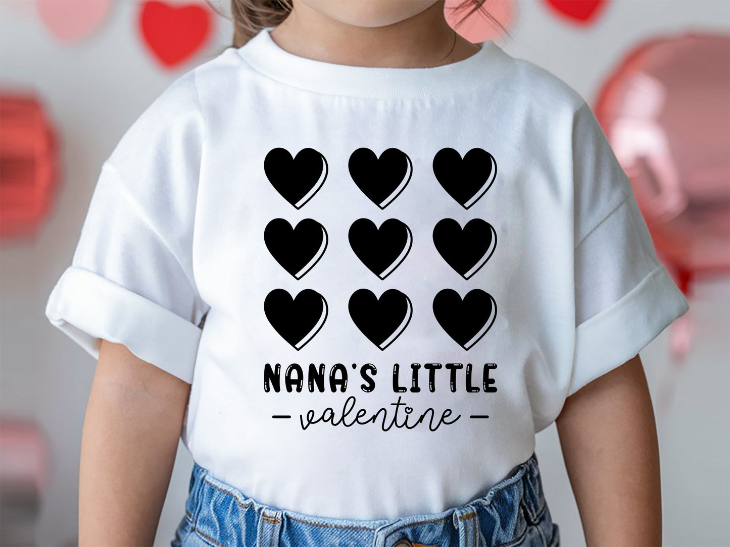 Nana's Little Valentine SVG File For Kids