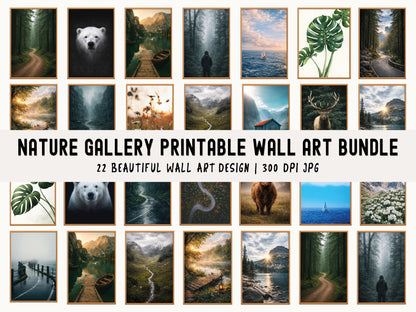 Nature Gallery Printable Wall Art Bundle