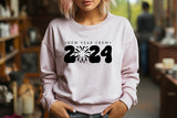 New Year Crew 2024, T Shirt SVG Design