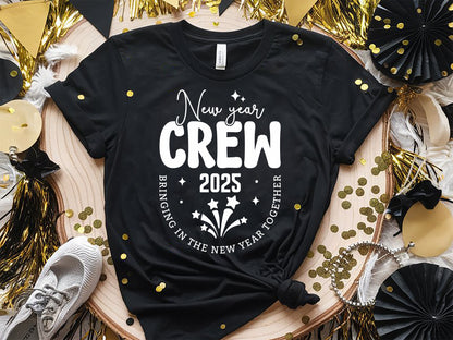 New Year Crew 2025 SVG Cut File