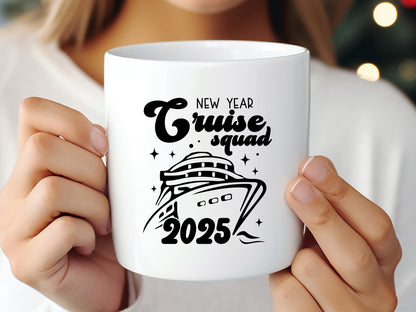 New Year Cruise Squad 2025 SVG