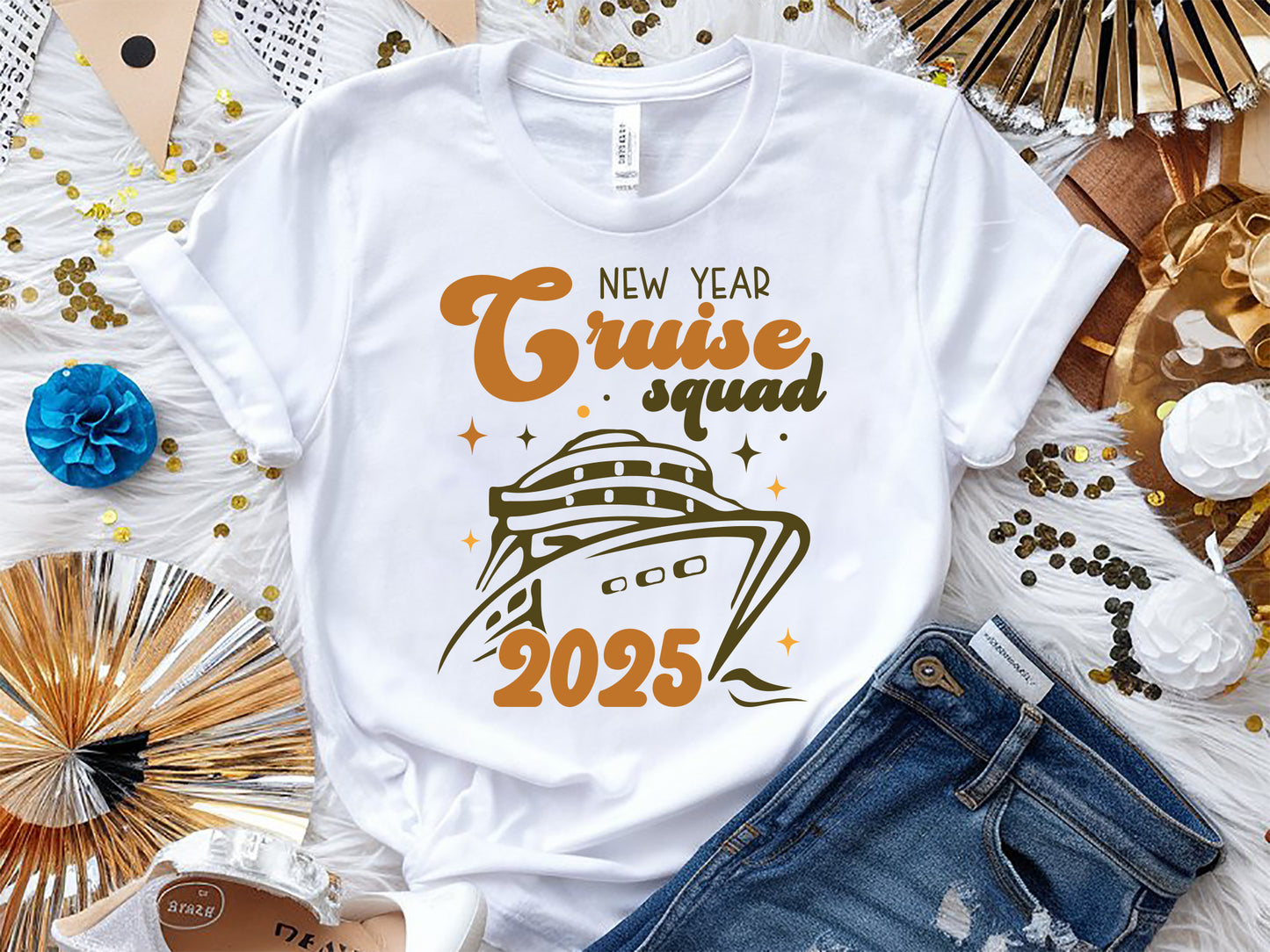 New Year Cruise Squad 2025 SVG